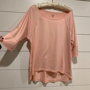 Champion Light Pink Keyhole Back Mesh Detail